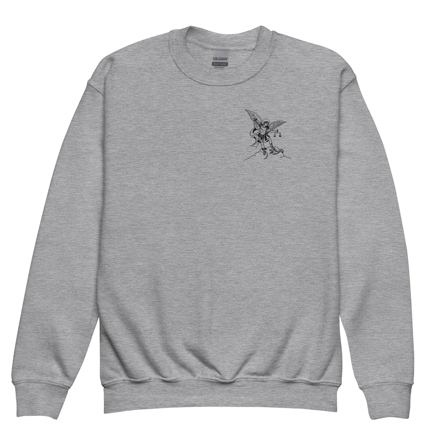 Saint Michael the Archangel Youth crewneck sweatshirt